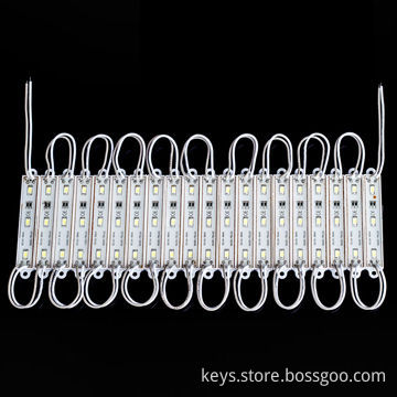 20-piece Waterproof 12V DC Super-bright 7512 5050 3-piece RGB LED Module Strings Light in White